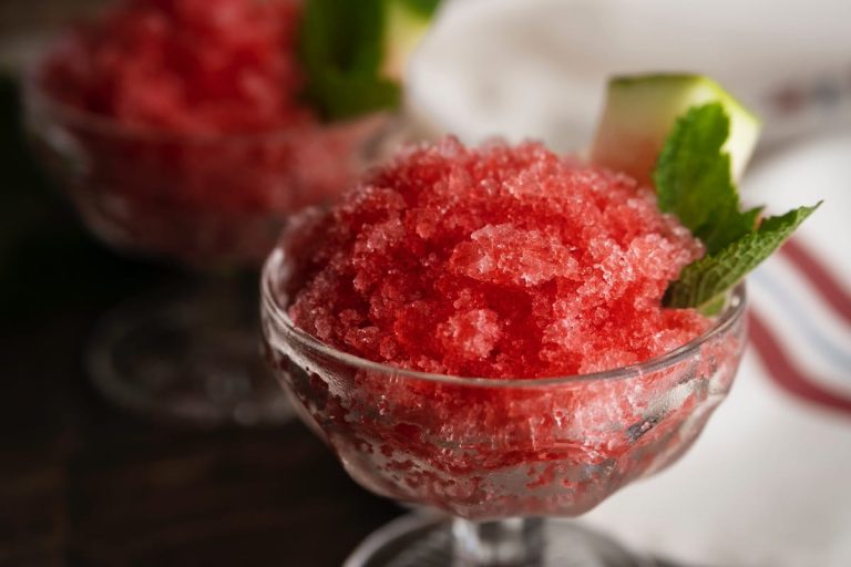 Granita salata al pomodoro