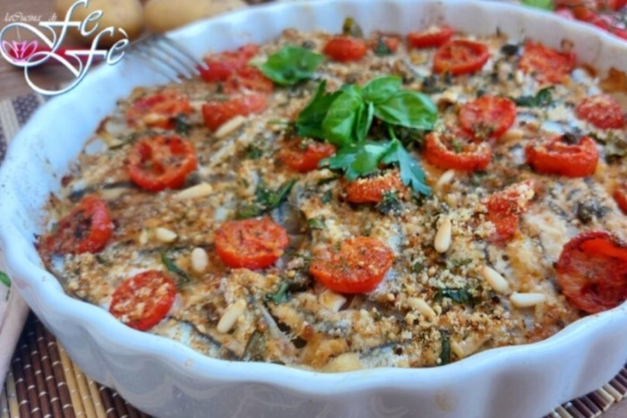 sformato di alici alla siciliana
